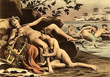 Edouard-Henri Avril depiction of cunnilingus in the life of Sappho Edouard-Henri Avril (24).jpg