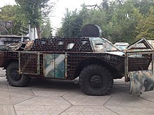 БРДМ-2, який належав "Батальйон міліції «Шахтарськ»", 2017