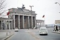 1961 Berlin Brandenburger Tor, Westberliner Seite