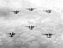 A-20s in bombing formation during World War II. A-20s in Bombing Formation.jpg