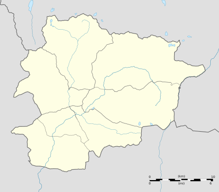 Mapa konturowa Andory