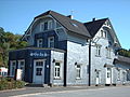 Bahnhof mit Güterschuppen