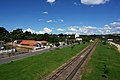 Vista da linha férrea em Balsa Nova.