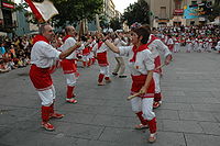 A Ball de bastons stick dance from Catalonia