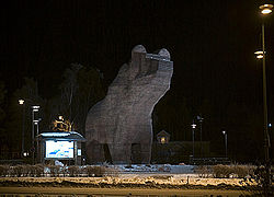 Urso de madeira