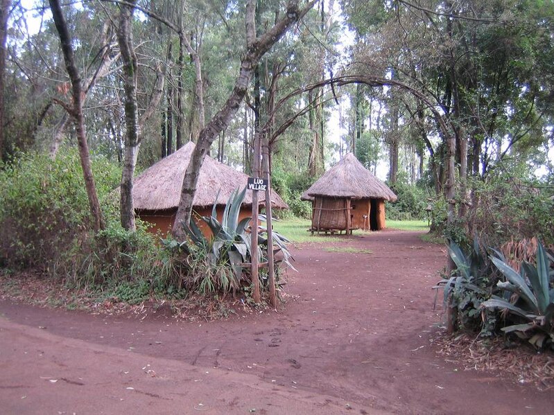 The Luo village section at the Bomas of Kenya museum, Nairobi, Kenya