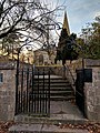 Boundary Wall, Gate, Steps And Overthrow At Church Of St Mary, Church Street, Edwinstowe