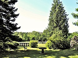 Pozůstatky barokní zahrady Bredovského letohrádku na Lemberku