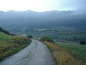 Estrada perto da aldeia de Torrano (Dorrao)