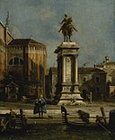 Canaletto - Pohled na jezdeckou sochu Bartolomeo Colleoni.jpg