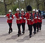 Soldiers of the Coldstream Guards and the Royal Gibraltar Regiment, 2012