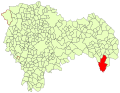 Розташування муніципалітету у провінції Гвадалахара