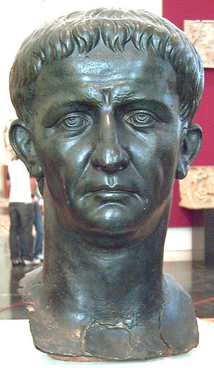 Imperial portrait of Roman emperor (41–54 AD) ...