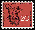 Briefmarke der Deutschen Bundespost (1958)