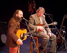 With David Via on mandolin at Knicely's Big Winter Concert 2012