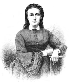 Элизабет Бюрстенбиндер в 1896 г.