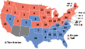 Map of the 1908 electoral college