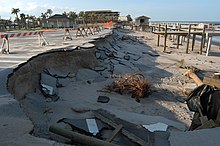Storm surge and wave action from Hurricane Jeanne severely eroded Vero Beach. FEMA - 11375 - Photograph by Mark Wolfe taken on 09-28-2004 in Florida.jpg