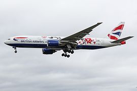 Boeing 777-200ER in GREAT Festival of Creativity Livery