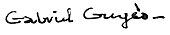 signature de Gabriel Gugès