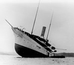 Gunilda stranded on McGarvey Shoal