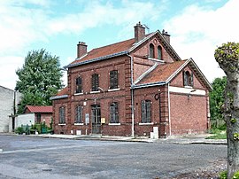 The old railway station in Hargicourt