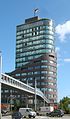 Channel Tower (2003), höchstes Gebäude in Harburg (rund 75 m), Architekt: Bernhard Winking