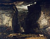 James Ward - Gordale Scar (A View of Gordale, in the Manor of East Malham in Craven, Yorkshire, the Property of Lord Ribblesdale) - Google Art Project.jpg
