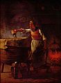 Велика балія на картині Ж.-Ф. Мілле «Праля»