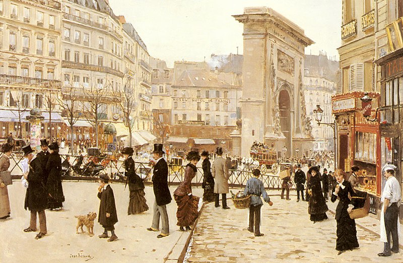 Fichier:Jean Béraud Le Boulevard St. Denis, Paris.jpg