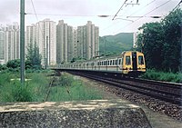 未翻新的都城嘉慕列車，俗稱「黃頭」