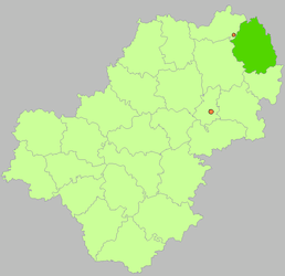 Žukovskij rajon – Mappa