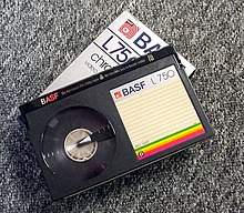 The case centered around Sony's manufacture of the Betamax VCR, which used cassettes like this to store potentially copyrighted information. Kaseta wideo w systemie Beta ubt.jpeg