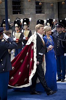 King Willem-Alexander and Queen Maxima on the inauguration 2013.jpg