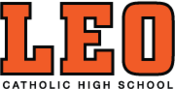 Leo Catholic High School name logo.png