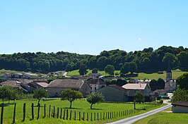 Gezicht op Leschères-sur-le-Blaiseron