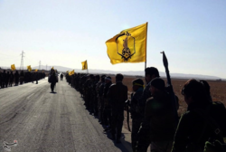 Afghan militiamen of Liwa Fatemiyoun during the Palmyra offensive (December 2016)