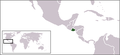 Localização de El Salvador