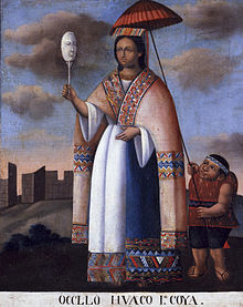 Мама Оклло, Перу, около 1840 года, Художественный музей Сан-Антонио.jpg