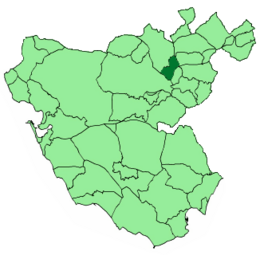 Prado del Rey - Localizazion