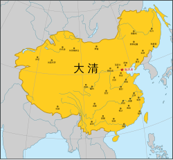 Map of Qing dynasty 18c Chinese.svg