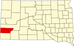 Contea di Custer – Mappa