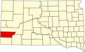 Localisation de Comté de Custer(en) Custer County