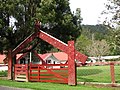 Marae apud flumen Whanganui.