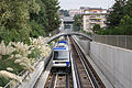 Pneumetro-Linie m2 der Métro Lausanne