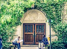 The entrance of Northwestern University Pritzker School of Law's Levy Mayer Hall on the Chicago campus NLU Levy Meyer.JPG