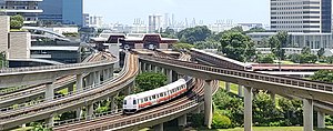 Exterior of Jurong East MRT station