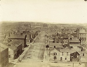 Uma das primeiras imagens do centro de Toronto.