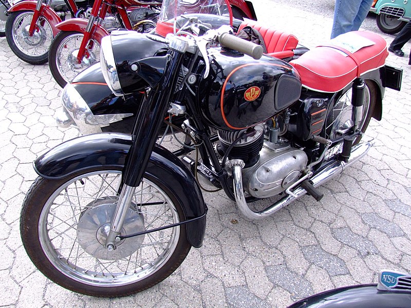 1959 250 Pannonia with sidecar