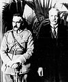 Zleva: J. Piłsudski a I. Moscicki (1926)